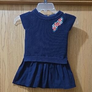 Janie and Jack Navy Knit Dress